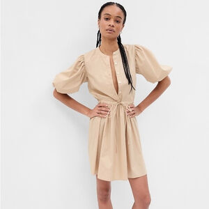 Gap Balloon Sleeve Mini Dress Sz Medium